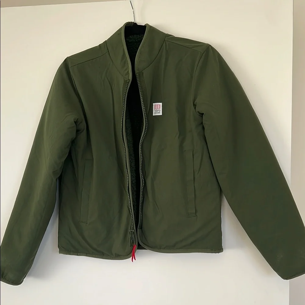 Topo Designs Green Bomber Jacket - Picture 3 of 3